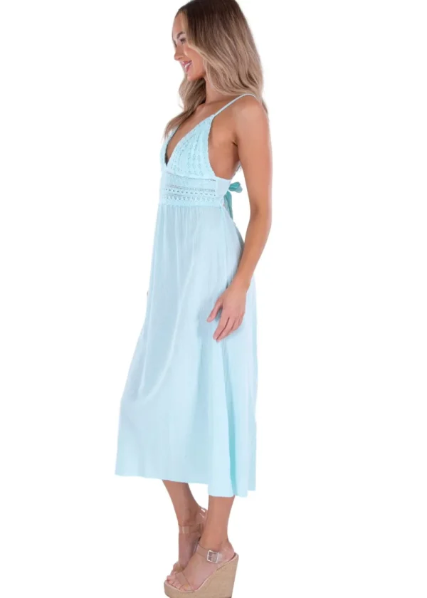 Aisha' Tie-Back Maxi Dress