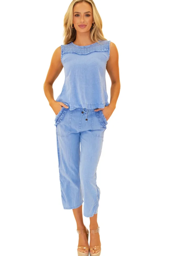 Alba' Sleeveless Blouse