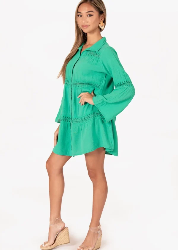 Alma' Long Sleeve Mini Dress