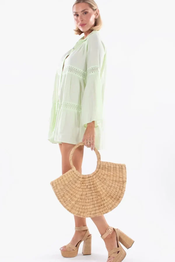 Alma' Long Sleeve Mini Dress