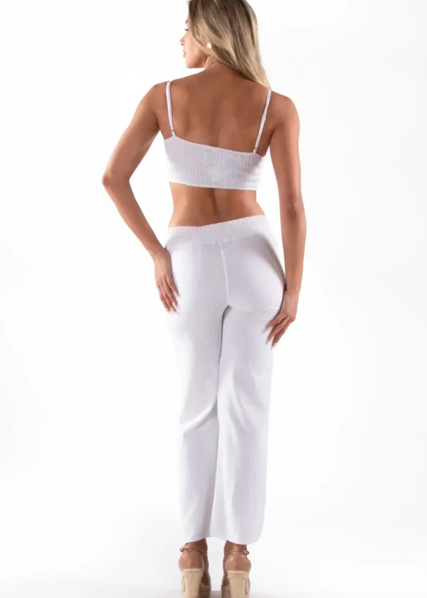 Amber' Cut Front Crop Top
