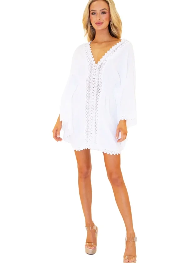 Amelia' Butterfly Sleeves Cover-Up