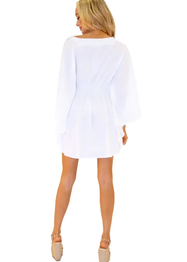Amelia' Butterfly Sleeves Cover-Up