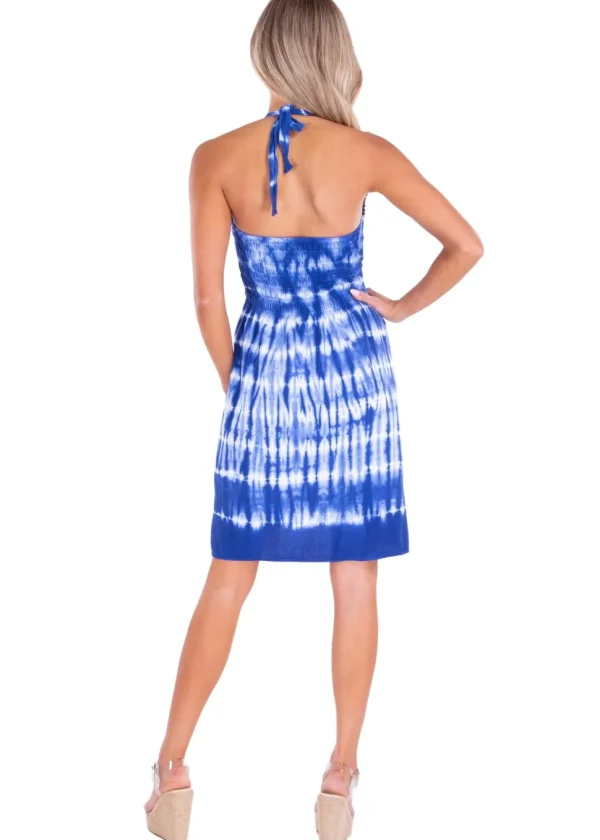 Angelique' Halter Mini Sundress