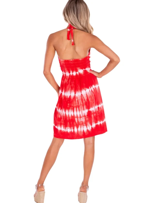 Angelique' Halter Mini Sundress