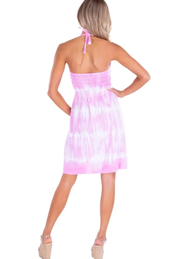 Angelique' Halter Mini Sundress