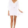 Aria' Boho Tunic Cover-Up White