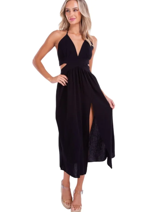 Aurora' Cut Out Maxi Dress
