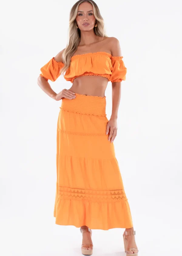 Ayla' Puffed Sleeve Top