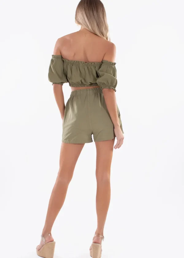 Ayla' Puffed Sleeve Top