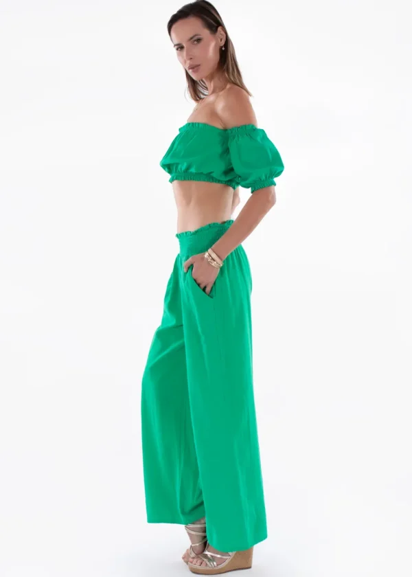 Ayla' Puffed Sleeve Top