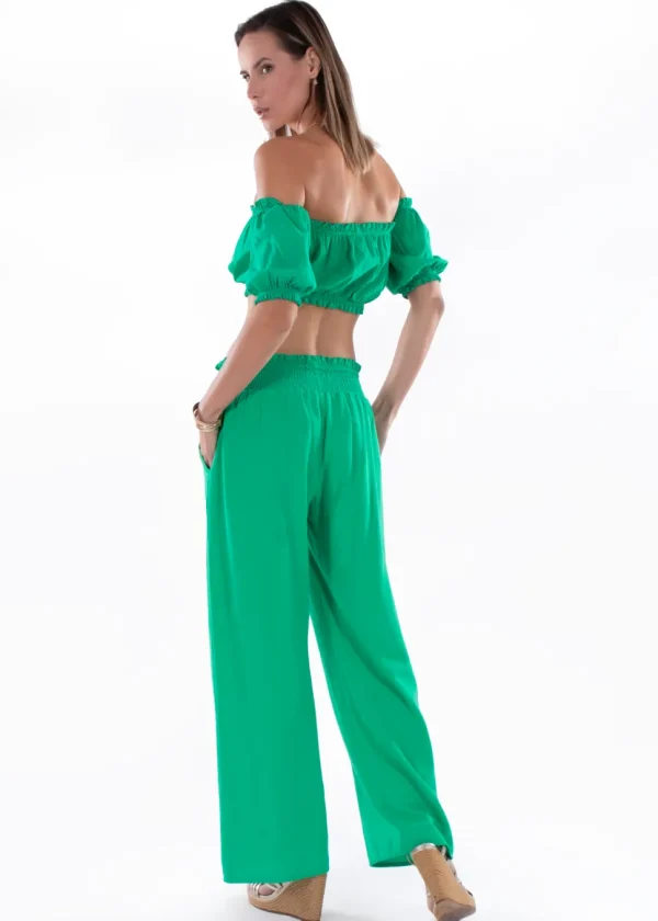 Ayla' Puffed Sleeve Top
