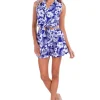 Basic Beach' Print Shorts Navy