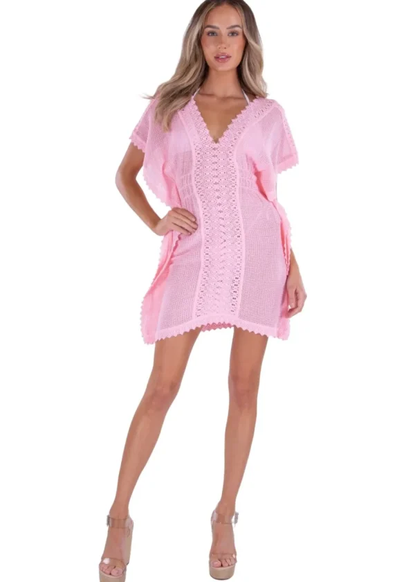 Bonnie' Mesh Cotton Cover-Up