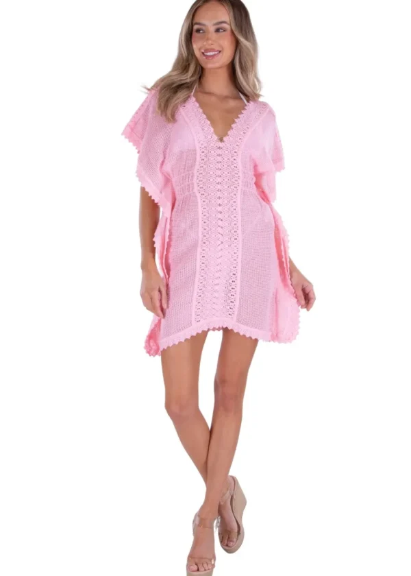 Bonnie' Mesh Cotton Cover-Up