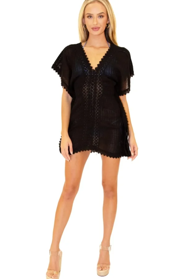 Bonnie' Mesh Cotton Cover-Up