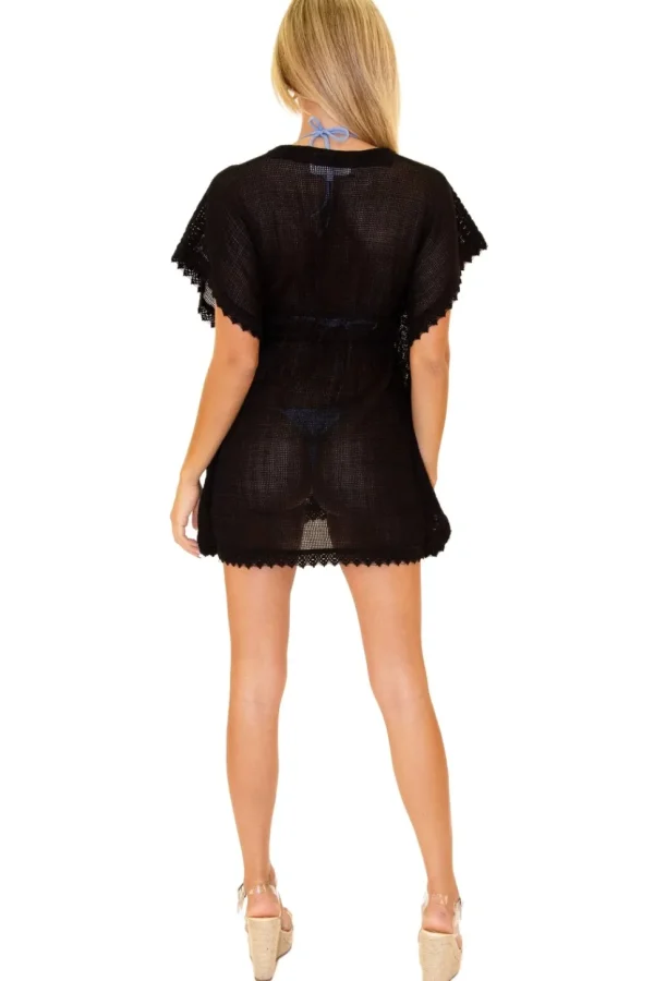 Bonnie' Mesh Cotton Cover-Up