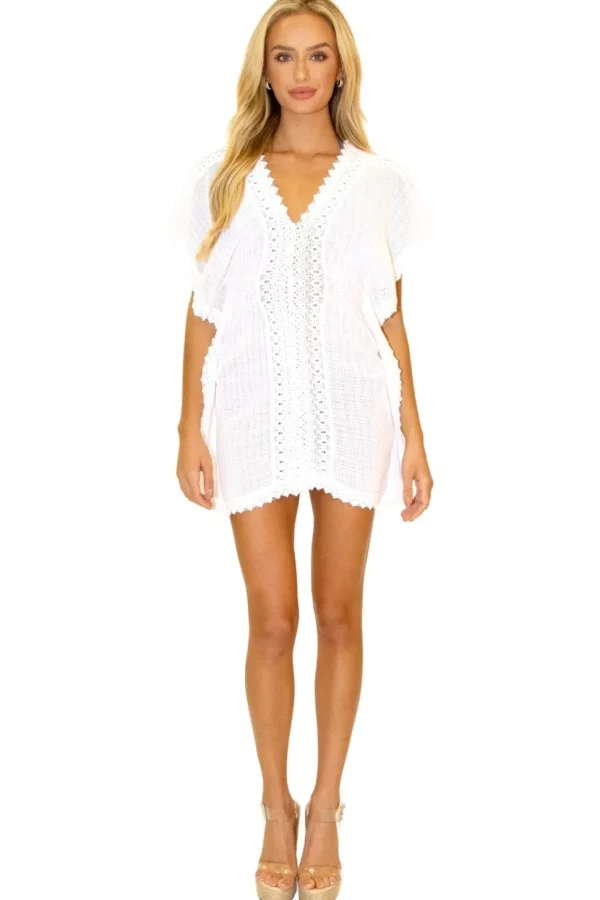 Bonnie' Mesh Cotton Cover-Up