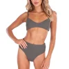 Catchin Rays' Mid-Rise Ribbed Bikini Hunter