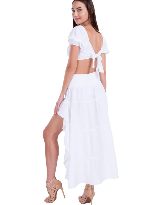 Celia' Bubble Crop Top