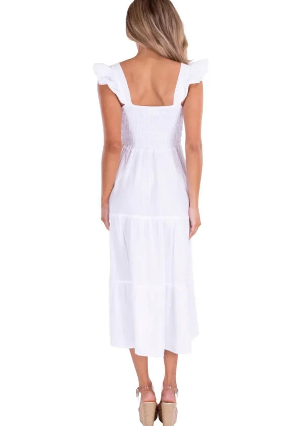Christina' Ruffle Sleeve Dress