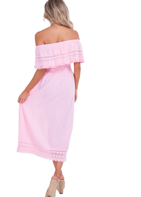 Constance' Off Shoulder Maxi Dress