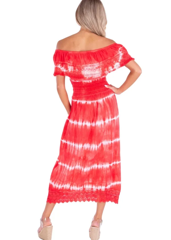 Constance' Off Shoulder Maxi Dress