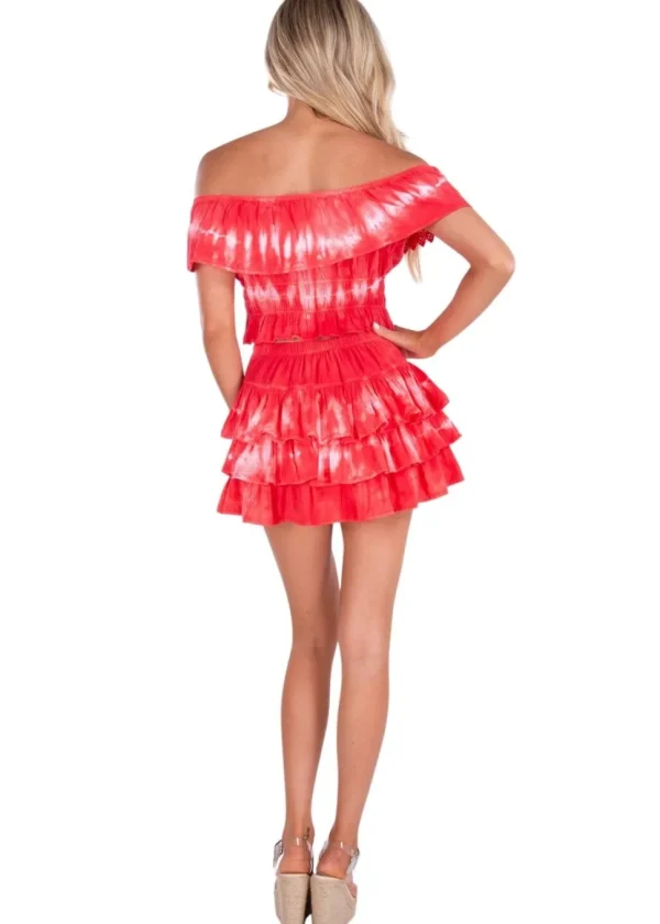 Dahlia' Ruffle Mini Skirt