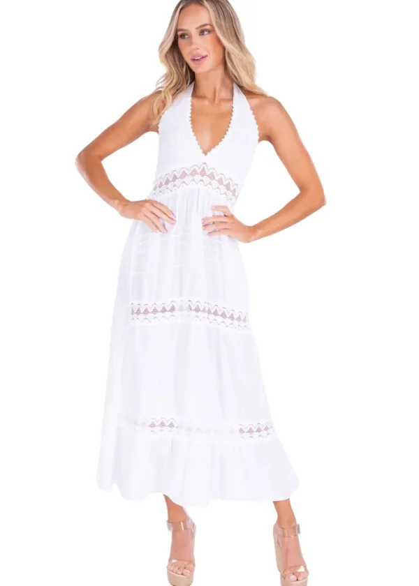 Daphne' Halter Maxi Dress