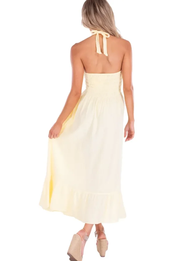 Daphne' Halter Maxi Dress