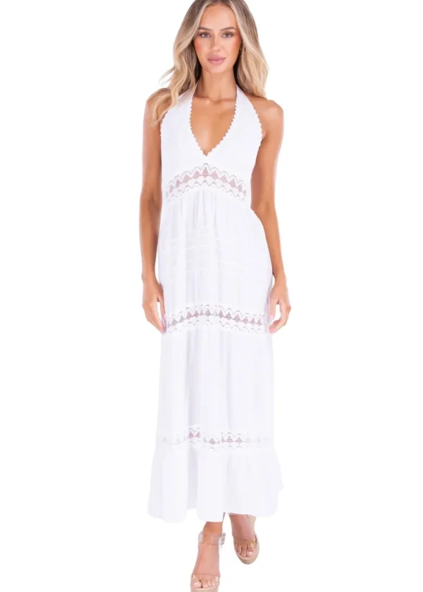 Daphne' Halter Maxi Dress