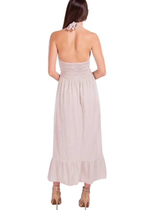 Daphne' Halter Maxi Dress