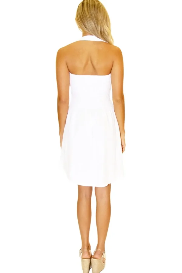 Dominique' Button Mini Dress