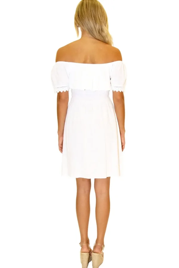 Ella' Off Shoulder Mini Sundress