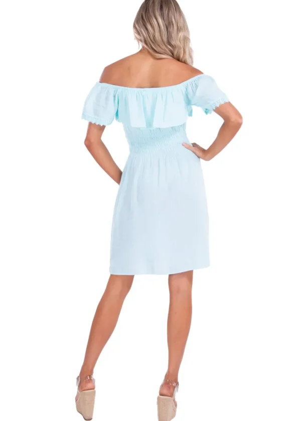 Ella' Off Shoulder Mini Sundress