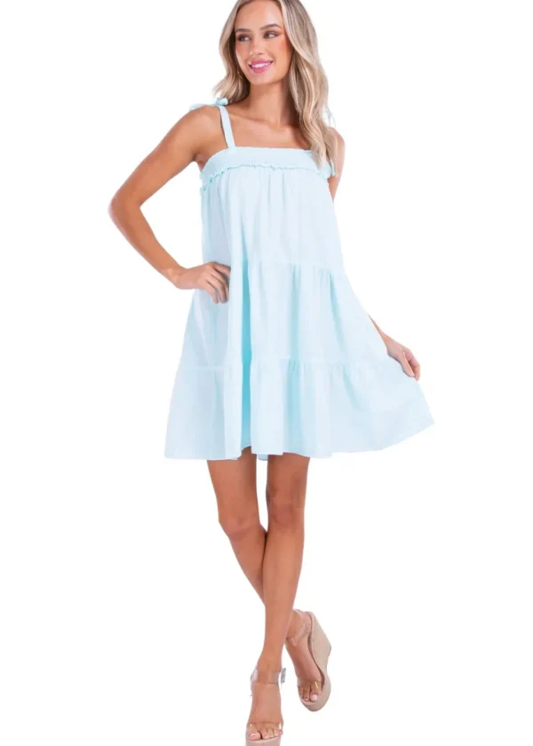 Eloise' Tunic Dress Baby Turquoise