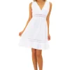 Fina' White Cotton Dress