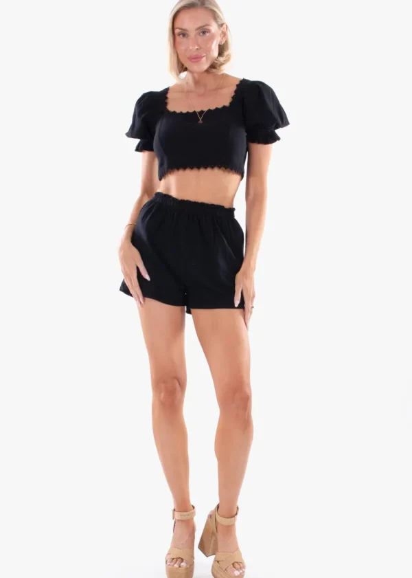 Hayden' Front Pockets Shorts