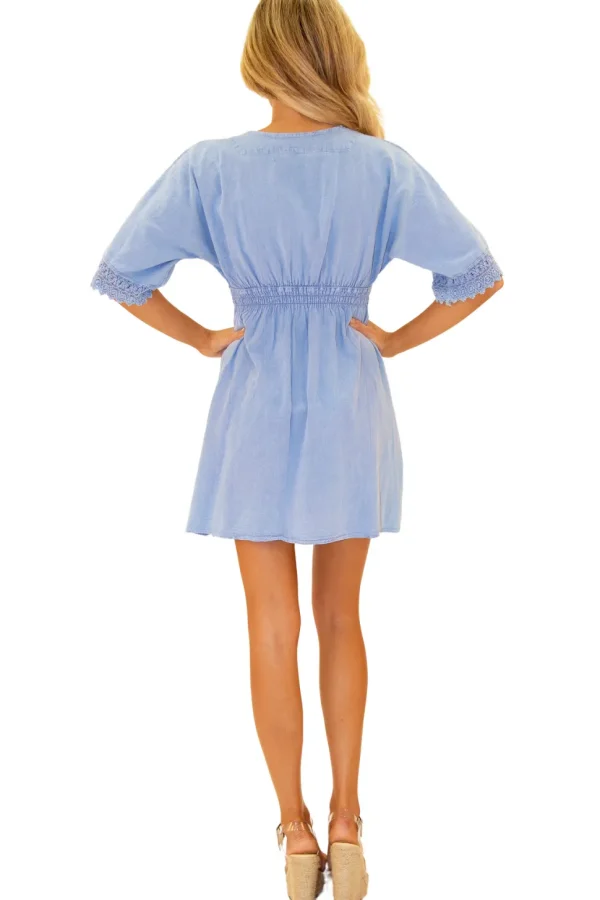 Hazel' Belted Mini Dress