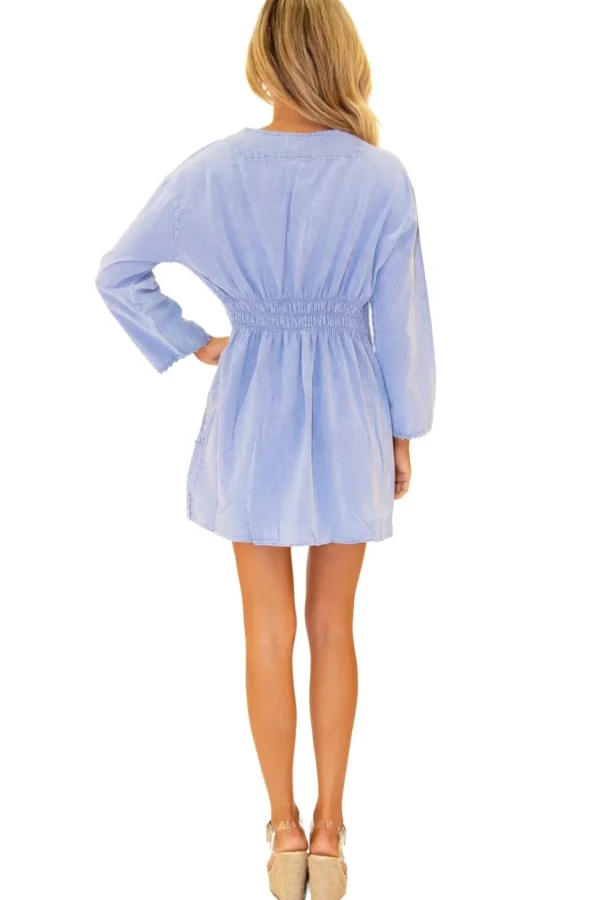 Helen' Tunic Cover-Up Blue