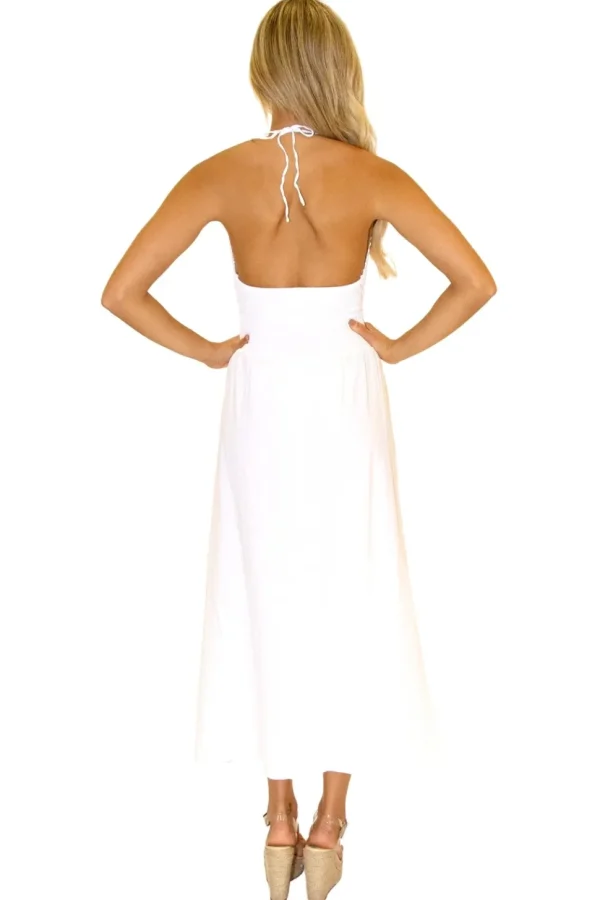 Jossie' Crochet Bodice Maxi Dress