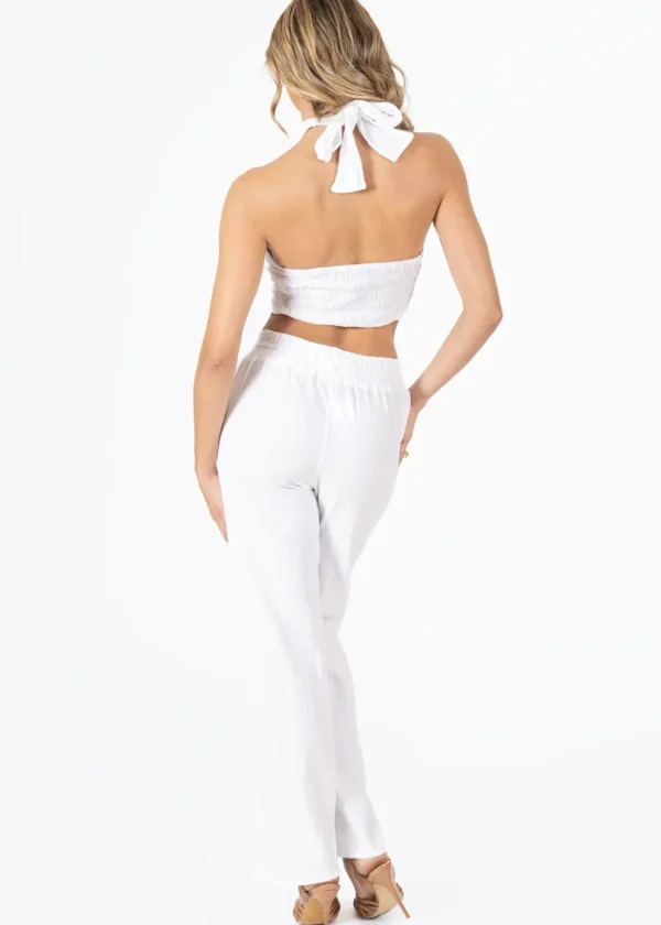 Kaeli' Wrap Tie Crop Top