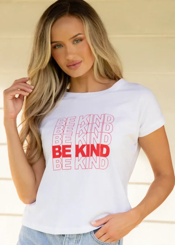 Kind Blend' Graphic Tee White