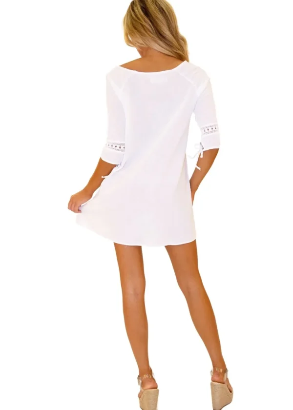 Lala' Tunic Dress White