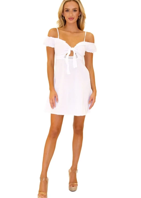 Lily' Cover-Up Dress White