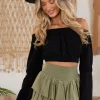 Lyla' Bell Sleeve Top