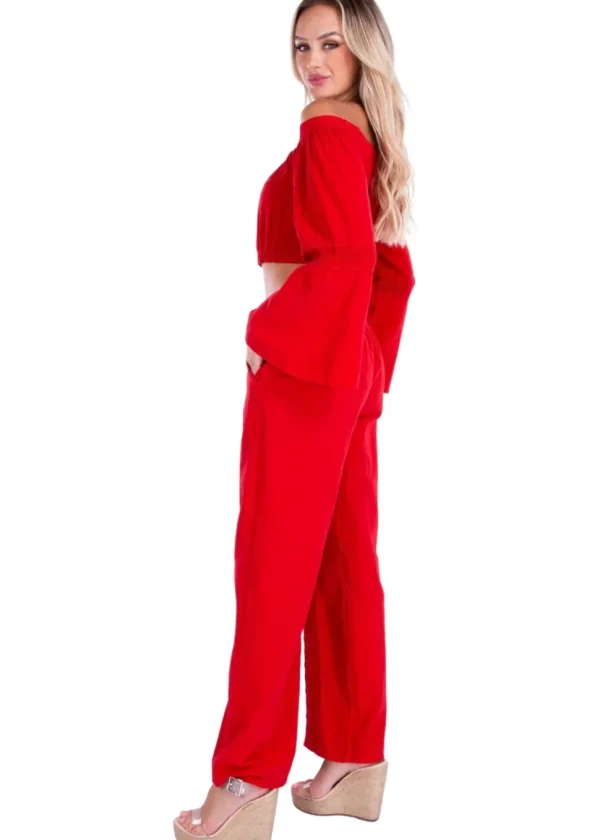 Magnolia' Crochet Front Detail Pants
