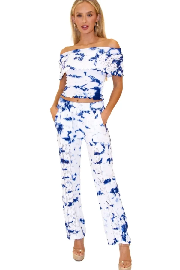 Magnolia' Crochet Front Detail Pants