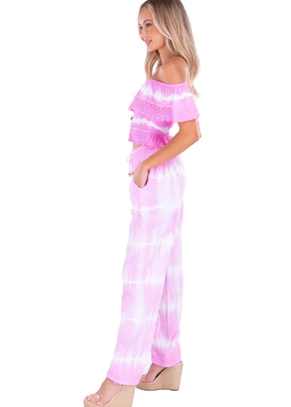 Magnolia' Crochet Front Detail Pants