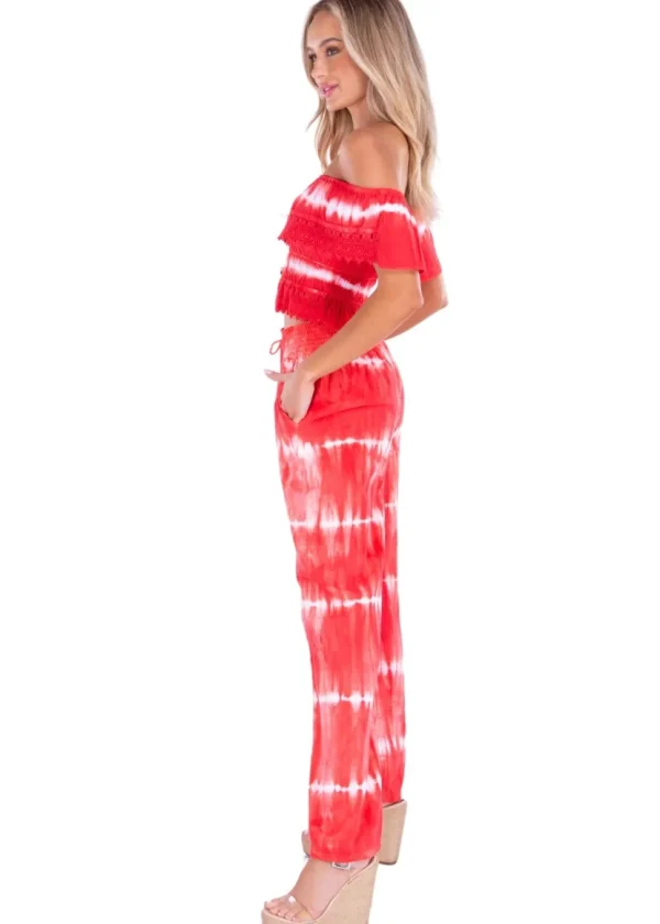 Magnolia' Crochet Front Detail Pants